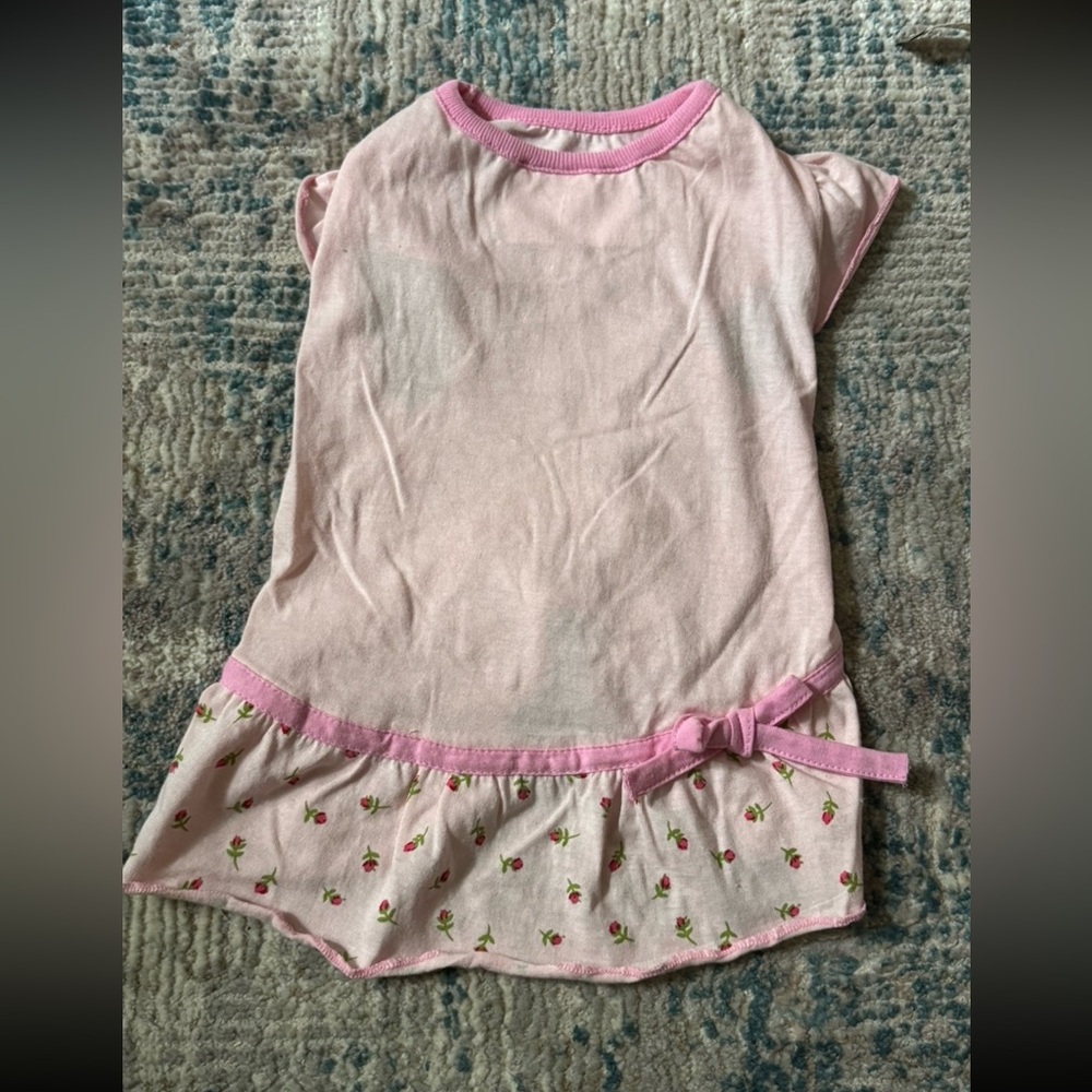 Dog Dress Pink